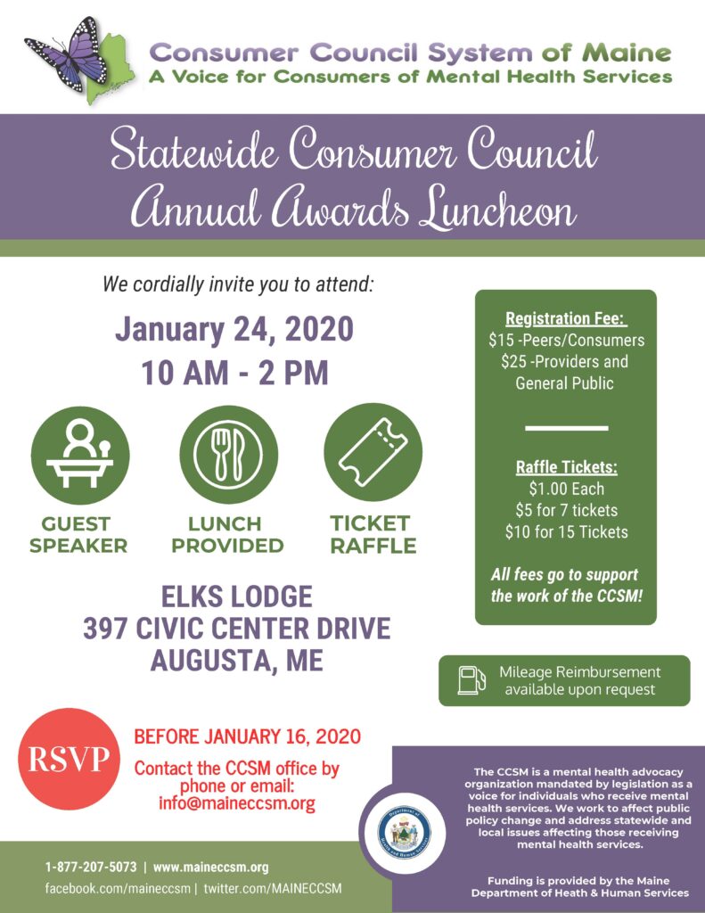 Image for the Statewide Consumer Council Annual Awards Luncheon.