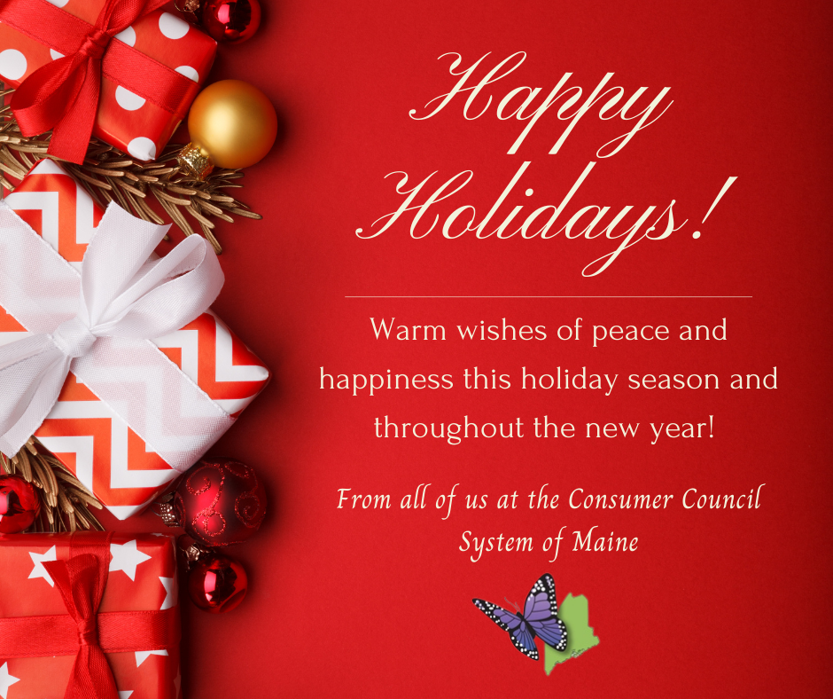 Happy Holidays!  Warm wishes of peace and happiness this holiday season and throughout the new year!