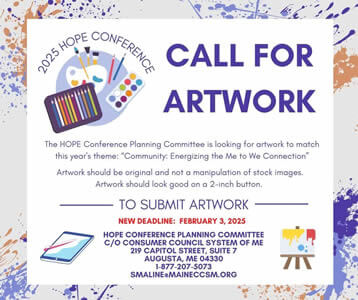 2025 Hope Conference Call for Artwork.